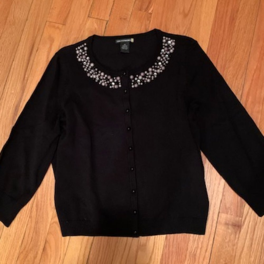 *HP* Sweaterworks black beaded sweater - Picture 6 of 8